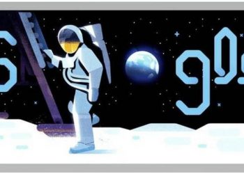 Google Doodle Tampilkan Pendaratan Apollo 11