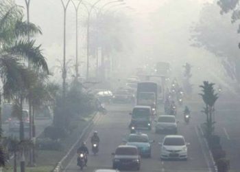 Kabut Asap Kembali Selimuti Kota Pekanbaru
