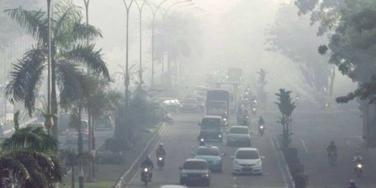 Kabut Asap Kembali Selimuti Kota Pekanbaru
