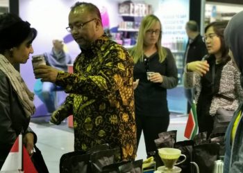 Pupuk Kujang Pamerkan Kopi Sumedang di Afrika Selatan 1