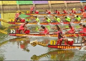 Semarak Festival Internasional Dragon Boat 2019 Diikuti Enam Negara