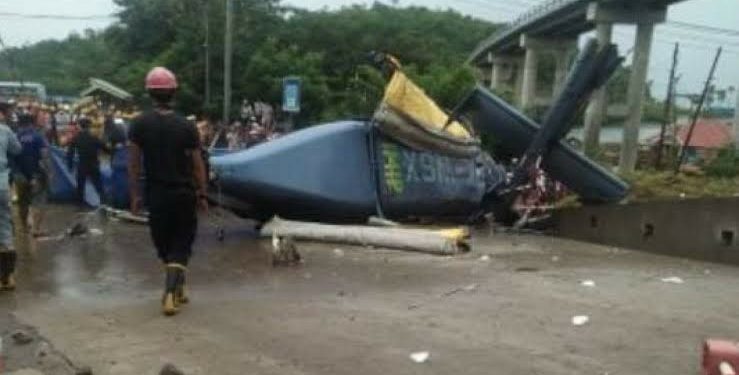 Tabrakan Pesawat dan Helikopter di Udara, Tujuh Tewas