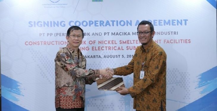 PT PP Raih Kontrak Baru Proyek Smelter Feronickel dan Jalan Tol