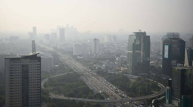 Polusi Jakarta Menurun Dihari Pertama Uji Coba Ganjil Genap