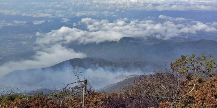 Helikopter Bermasalah, Pemadaman Kebakaran Gunung Ciremai Dilanjutkan Besok 1