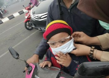 Indonesia Darurat Asap, Seorang Bayi Meninggal di Palembang