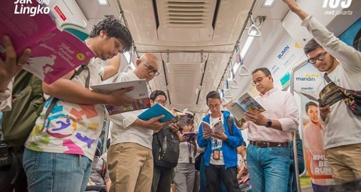 Tumbuhkan Minat Baca, 13 Stasiun MRT Jakarta Siapkan Perpustakaan