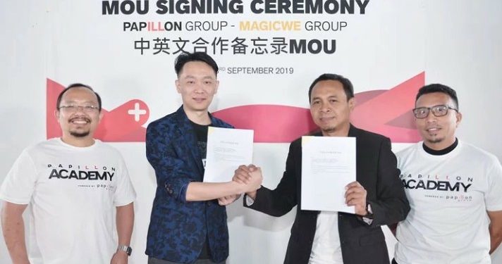 Kolaborasi Papillon Group dan Sync Wind  Kembangkan Jaringan Talent Skala Global