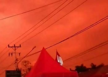 BMKG Jelaskan Penyebab Langit Merah di Muaro Jambi