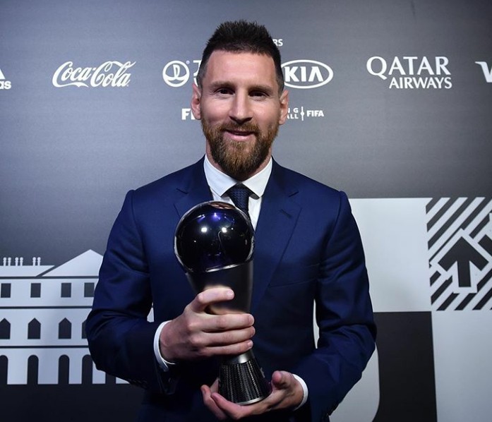 Lionel Messi Kembali Terpilih Sebagai Pemain Terbaik FIFA 2019 1