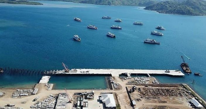 Akhir 2019, Delapan Kapal Pesiar Sandar di Pelabuhan Gilimas