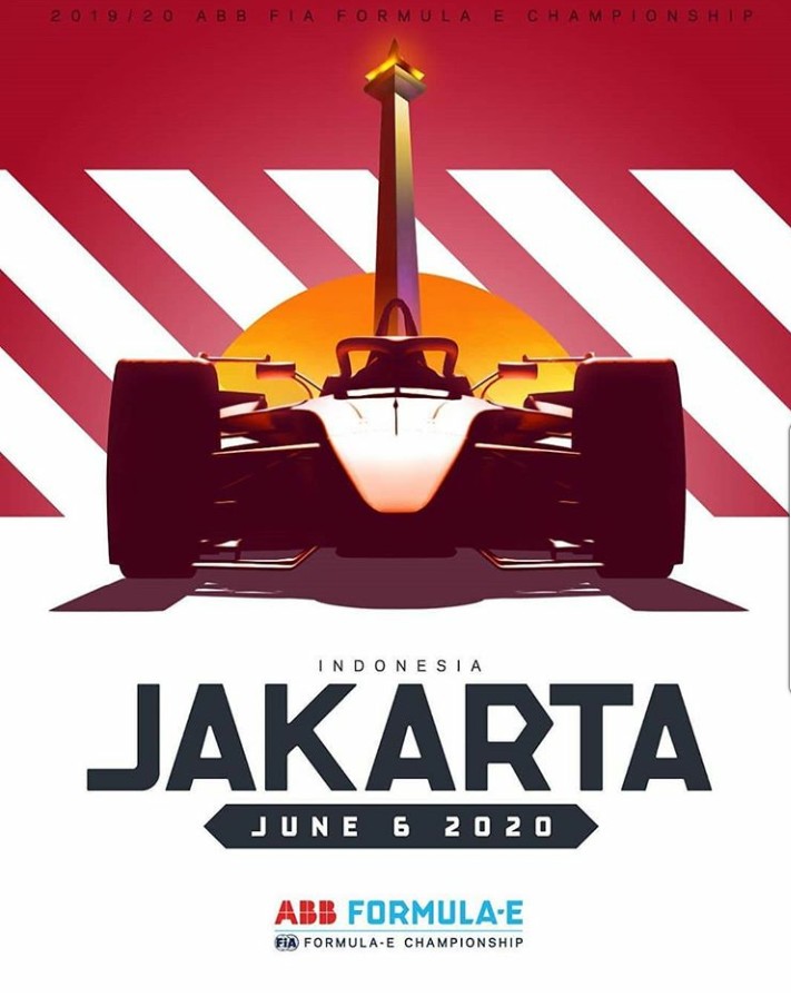 Balapan Formula E Digelar di Kawasan Monas Jakarta 6 Juni 2020 1