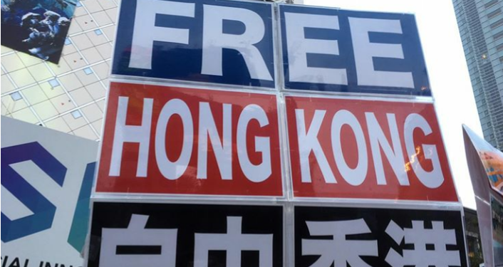 ‘Bebaskan Hong Kong’, Demonstran Minta Dukungan Inggris