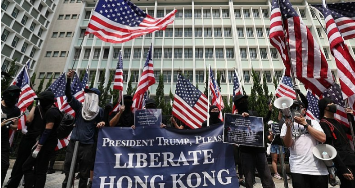 Ribuan Demonstran Kembali Beraksi, Tuntut Hong Kong Dibebaskan