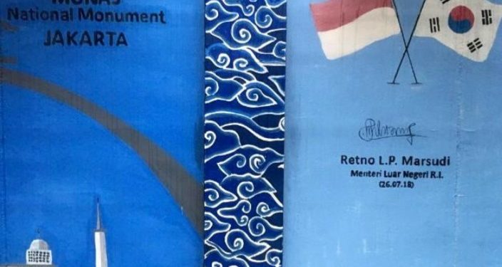 Batik Persahabatan Indonesia-Korea Diluncurkan