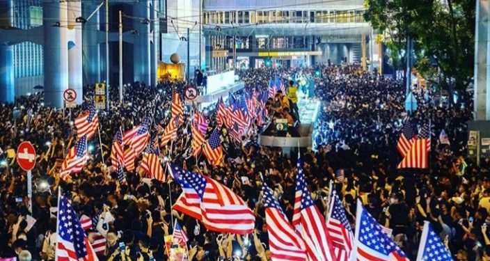 Parlemen Amerika Sahkan RUU Demokrasi Hong Kong