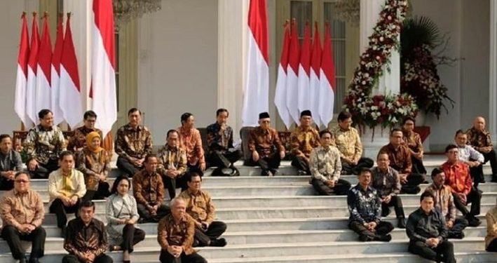 Presiden Jokowi Umumkan Kabinet Indonesia Maju
