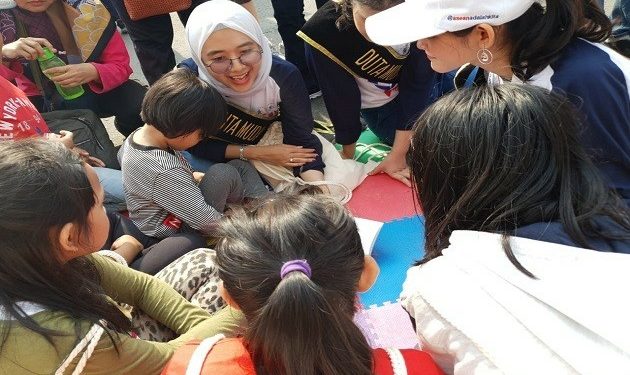 Usung Misi Sosial, Duta Muda ASEAN Turun ke Jalan
