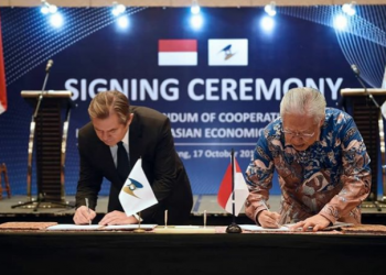 Indonesia-Eurasia Tingkatkan Komitmen Dagang dan Investasi