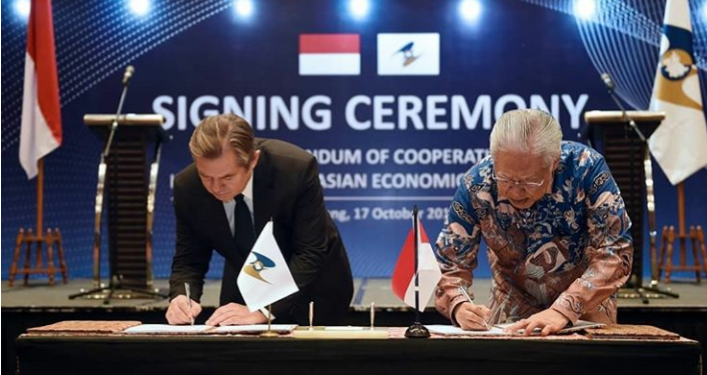 Indonesia-Eurasia Tingkatkan Komitmen Dagang dan Investasi