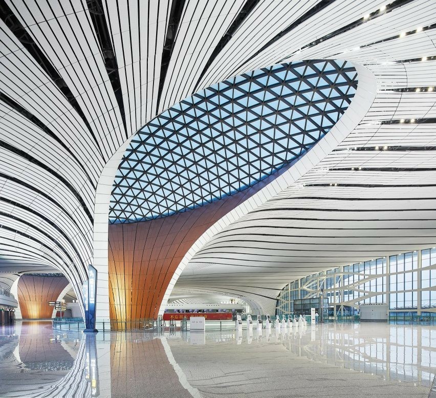 Menyerupai Bintang Laut, Tiongkok Miliki Terminal Bandara Terluas di Dunia 3