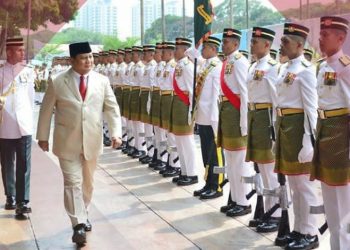 Kunjungan di Malaysia, Prabowo Disambut Upacara Jajar Kehormatan