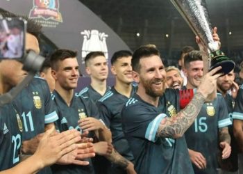Messi Cetak Gol,  Argentina Kalahkan Brasil
