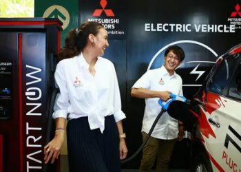 Mitsubishi Luncurkan Charging Station Kendaraan listrik di Plaza Senayan Jakarta