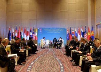 Menhan RI Prabowo Subianto Bertemu Menhan AS dan Sejumlah Menhan ASEAN