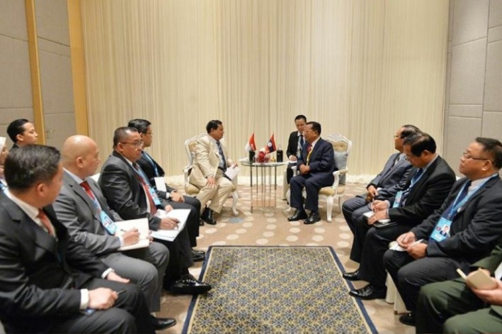 Menhan RI Prabowo Subianto Bertemu Menhan AS dan Sejumlah Menhan ASEAN 2