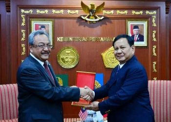 Menhan Prabowo Terima Kunjungan Kehormatan FSMTC Rusia dan Dubes Malaysia