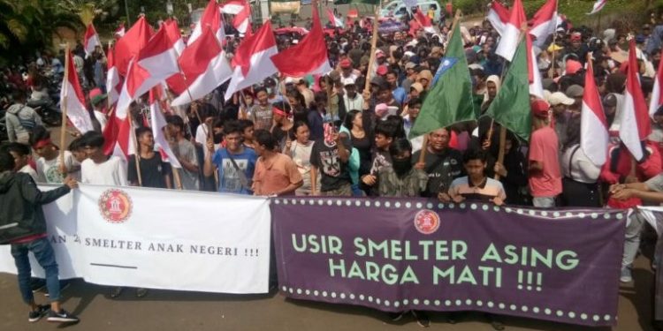 Pemerintah Indonesia Didesak Cabut Izin Smelter China
