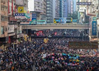 Aksi Demonstrasi Besar-besaran Kembali Terjadi di Hong Kong