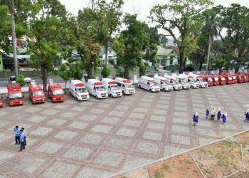 Jepang Hibahkan 38 Unit Ambulance dan Damkar untuk Sulsel Senilai Rp50 Miliar