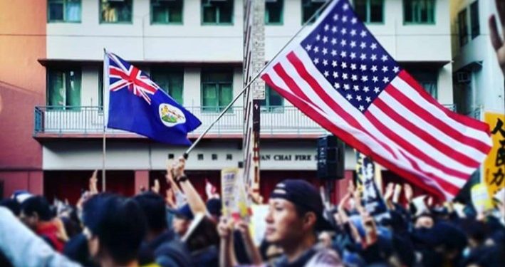 Gerakan Pro Demokrasi Meluas, Demonstran Hong Kong Kibarkan Bendera Amerika