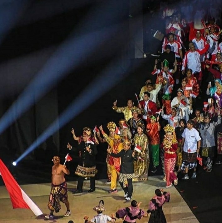 Kontingen Indonesia Jadi Pusat Perhatian di Pembukaan SEA Games 2019 di Filipina 1