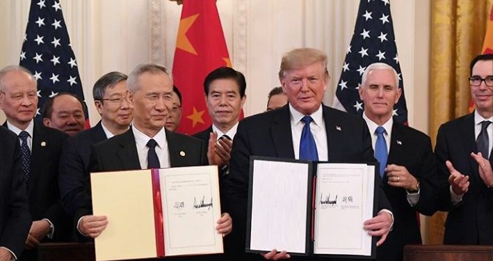 Perang Dagang Mereda, Amerika-China Capai Kesepakatan Fase Pertama