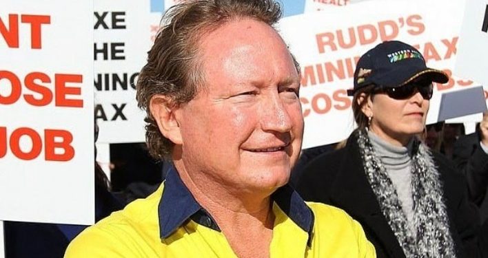 Pengusaha Australia Andrew Forrest Minat Investasi Energi Hijau di Kalimantan  ﻿