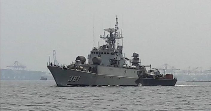 Kapal China Diusir oleh Kapal Perang Indonesia di Perairan Natuna