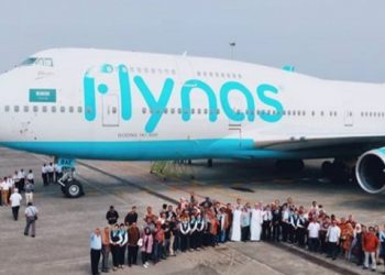 Uji Coba Layanan Haji, Maskapai Flynas Mendarat Perdana di Bandara Kertajati