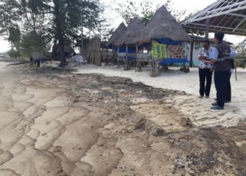 Tumpahan Limbah Minyak Cemari Pantai Bintan