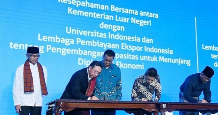 Kolaborasi Eximbank, UI dan Kemlu Pacu Ekspor Lewat Diplomasi Ekonomi