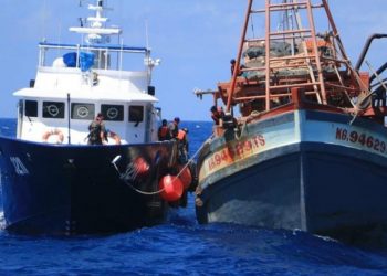 Mencuri Ikan di Perairan Natuna, 3 Kapal Vietnam Ditangkap
