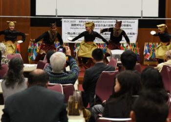 Masyarakat Internasional di Okayama Apresiasi Pagelaran Tarian Indonesia