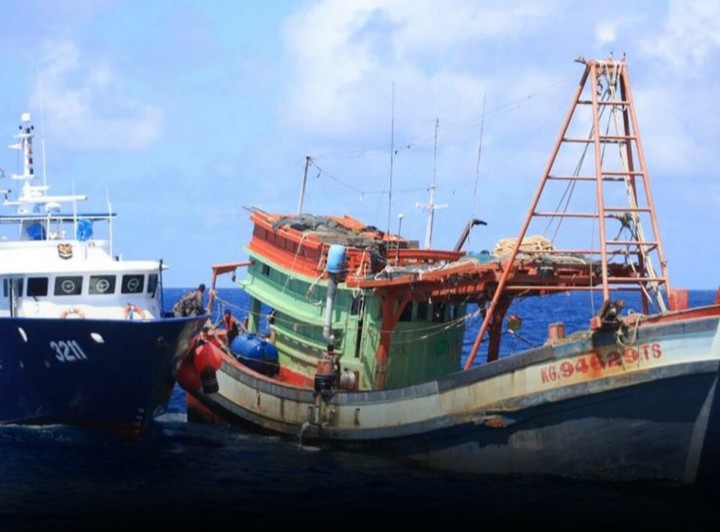 Mencuri Ikan di Perairan Natuna, 3 Kapal Vietnam Ditangkap 2