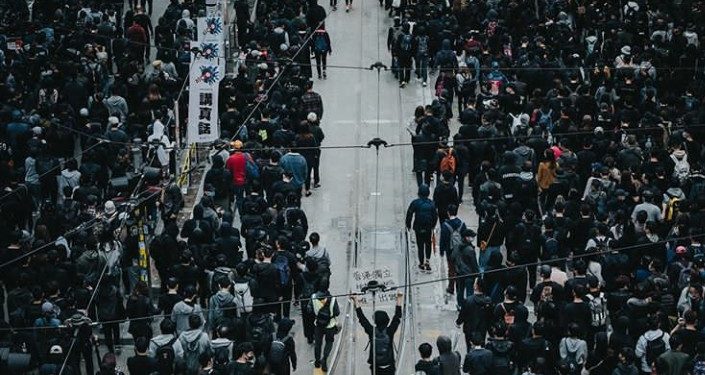 Unjukrasa Pro Demokrasi di Hong Kong Saat Tahun Baru, Ratusan Orang Ditangkap