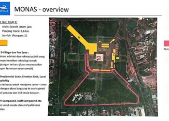 Sirkuit Formula E 2020 di Jakarta Dibangun Mulai Maret ﻿