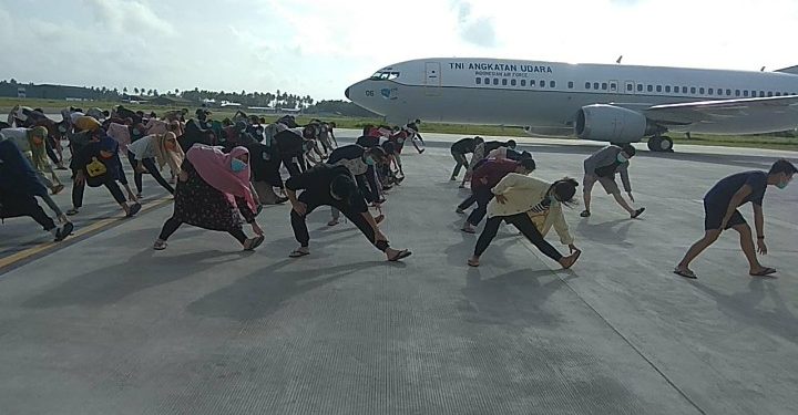 Usai Dievakuasi dari China, WNI Jalani Observasi di Natuna