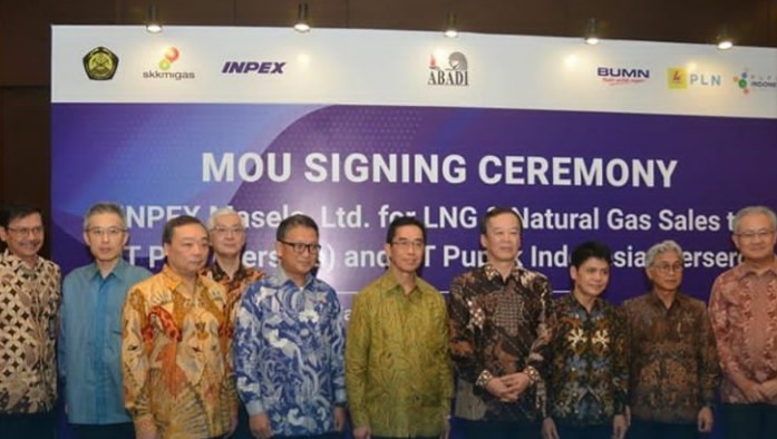 Inpex Kolaborasi dengan PLN dan Pupuk Indonesia Salurkan LNG Blok Masela 1