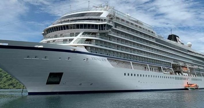 Kapal Pesiar Viking Sun Diizinkan  Sandar di Lombok